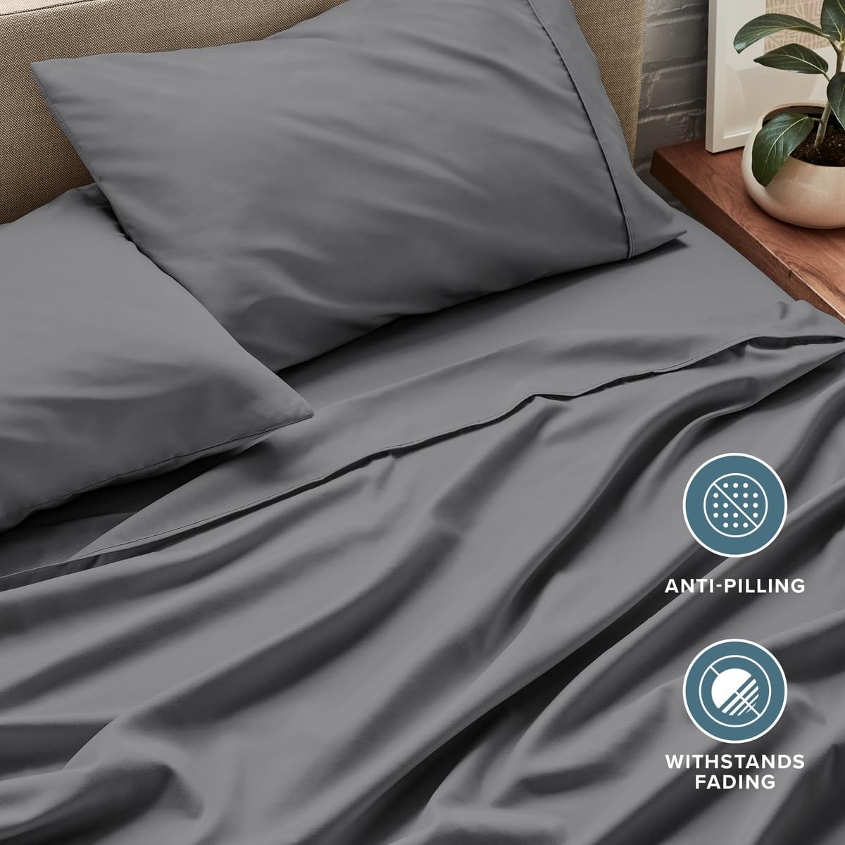Thumbnail 6 de Bare Home Queen Sheet Set, 1800 Thread