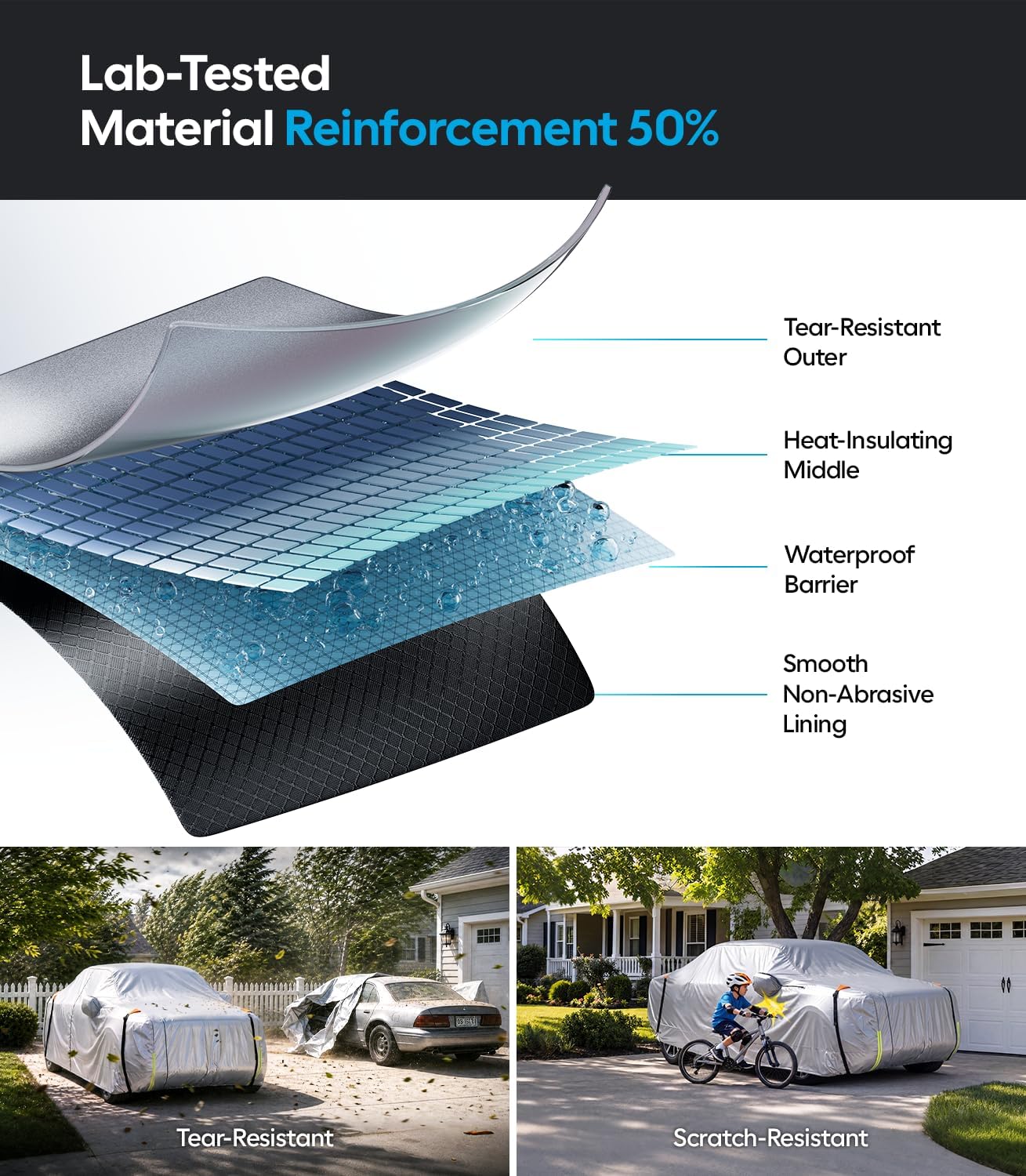 Thumbnail 3 de Wigoo Dodge Ram 2500/3500 Truck Cover: Custom-Fit, Waterproof Outdoor Protection