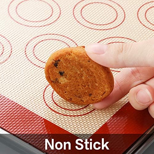 Thumbnail 5 de Stainless Steel Baking Sheet Tray Cooling Rack with Silicone Mats Set — 9-Piece (3 Sheets, 3 Racks, 3 Mats)
