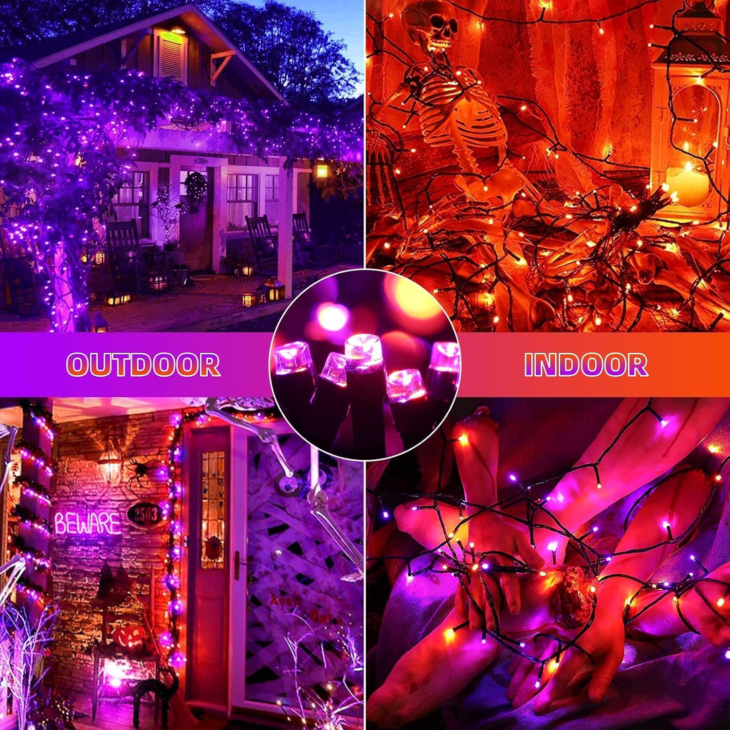 Thumbnail 6 de VTECHOLOG Halloween String Lights, 300 LEDs