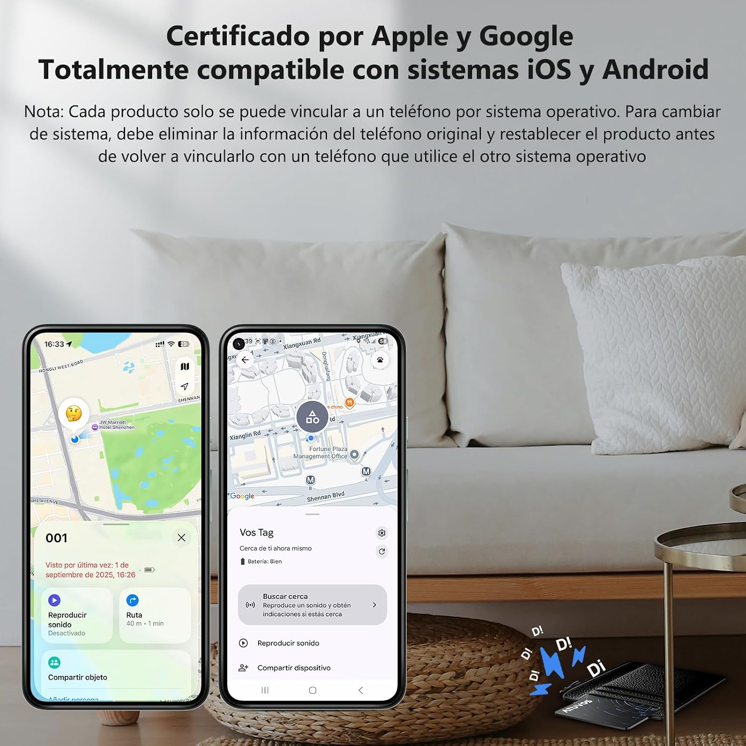 Detalle de ATUVOS Wallet Tracker Card