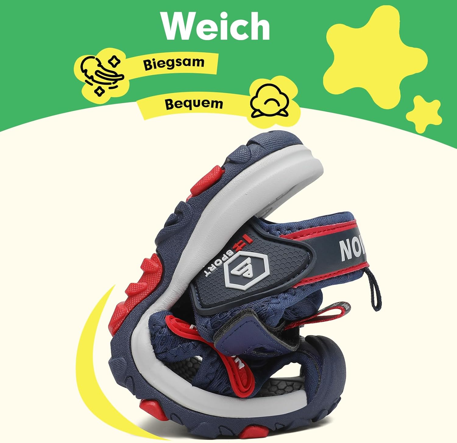 Thumbnail 4 de SAGUARO Geschlossene Sandalen Kinder – Trekking, Sommer, atmungsaktiv