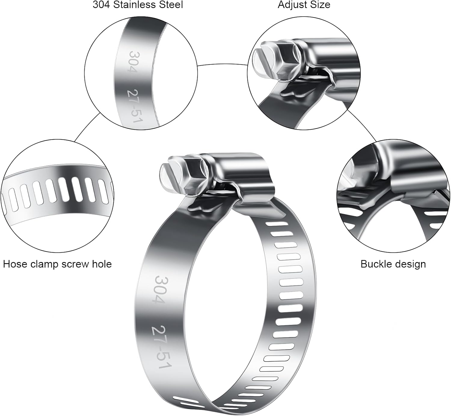Detalle 2 de Metalliche Stringitubo 20 Pezzi 6–51 mm