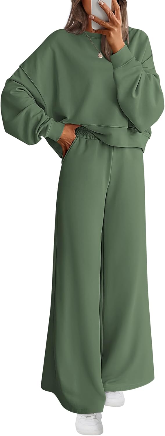 PRETTYGARDEN 2-Piece Fall Sweatsuit lounge set