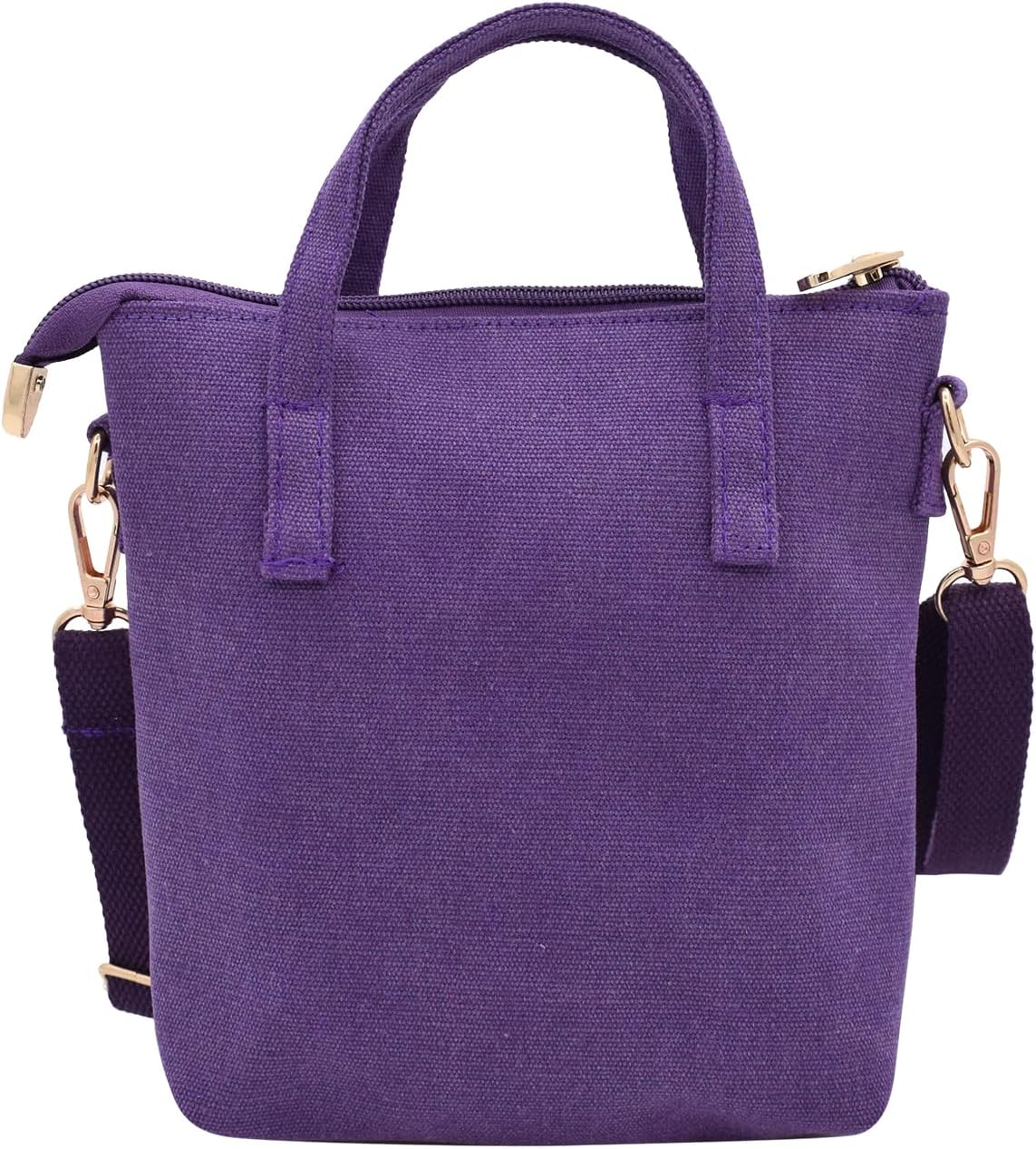 Thumbnail 2 de TeeYee Damen Klein Boho Canvas Umhängetasche mit Stickerei – Mini Crossbody Bag, abnehmbarer Schultergurt