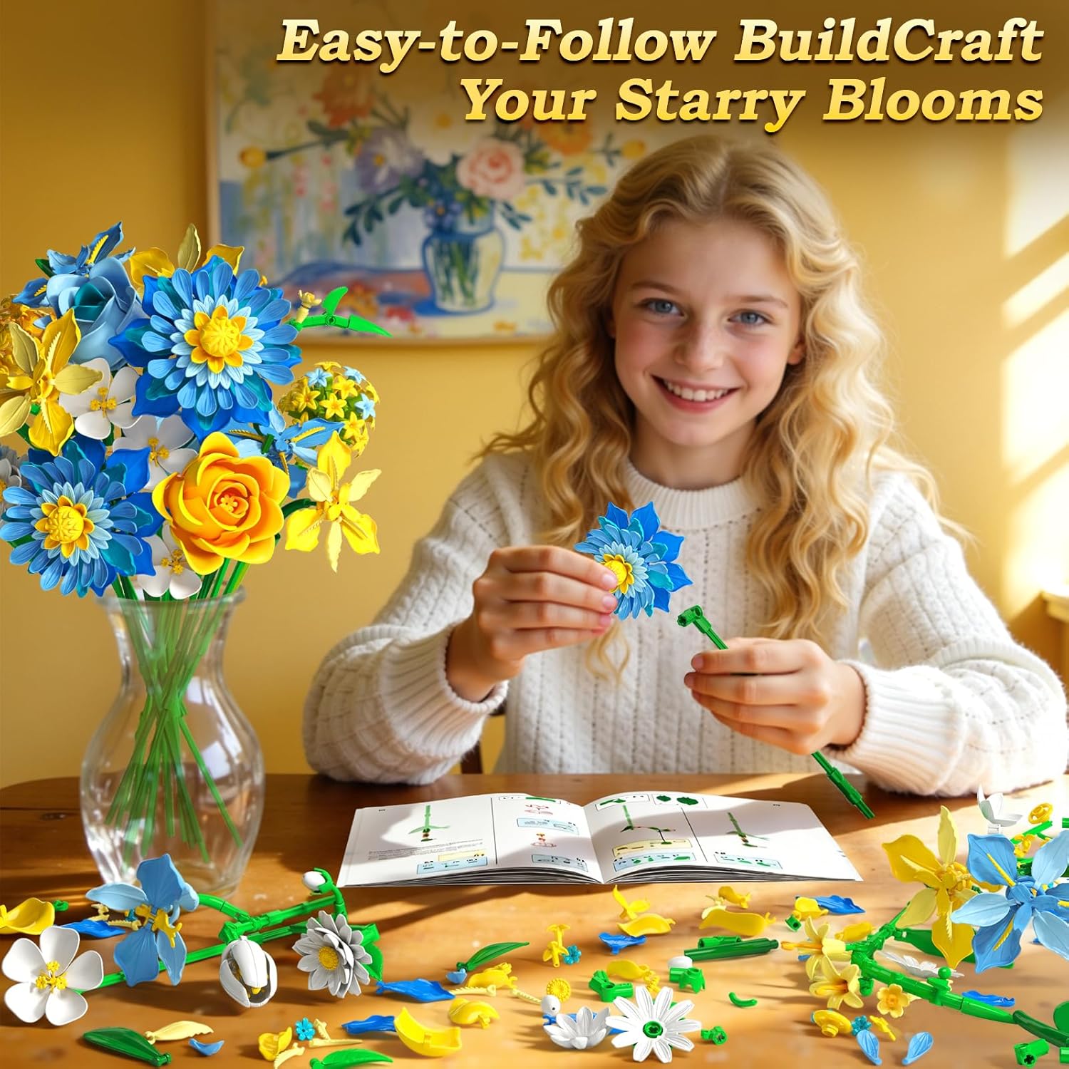 Thumbnail 5 de Flowers Building Sternenblüten Bauset 549 Teile