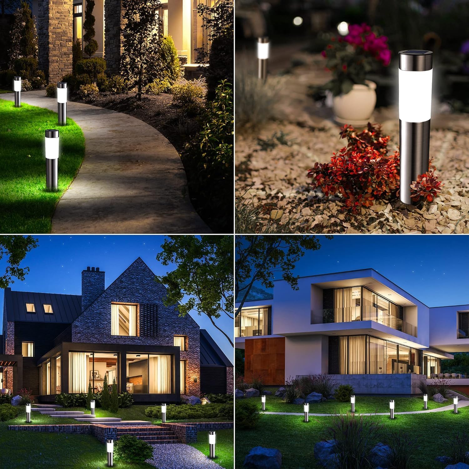 Thumbnail 4 de Joomer Solar Pathway Lights 4 Pack IP65
