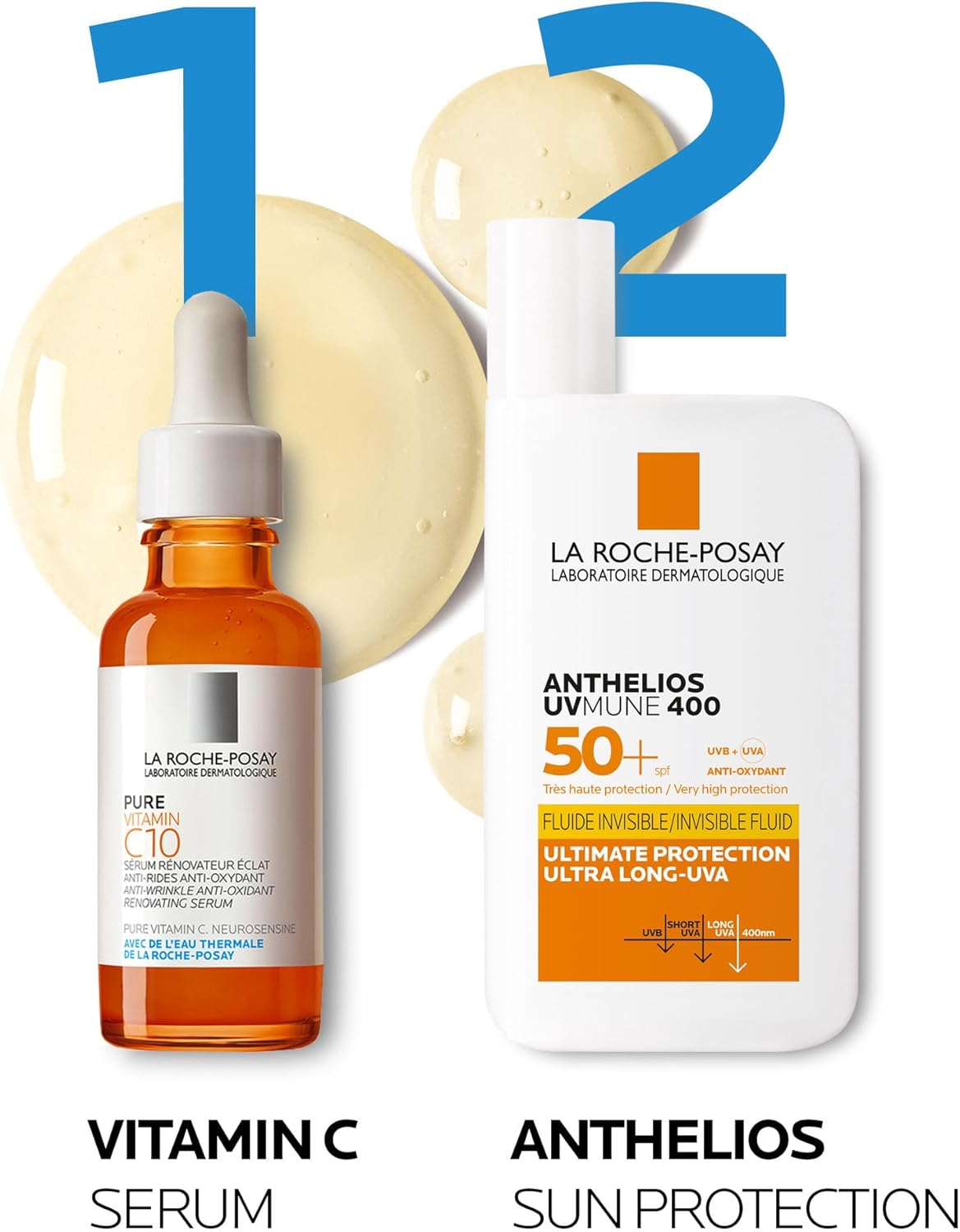 Thumbnail 3 de La Roche-Posay Anthelios UVmune 400 Invisible Fluid SPF50+ 50ml — practical sun protection for sensitive skin