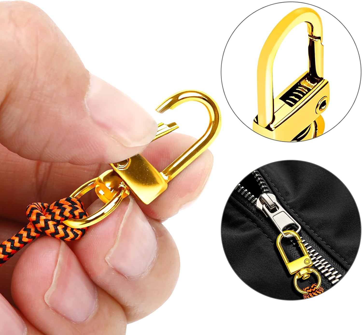 Detalle 1 de NOVWANG Replacement Zipper Pulls, Zinc Alloy