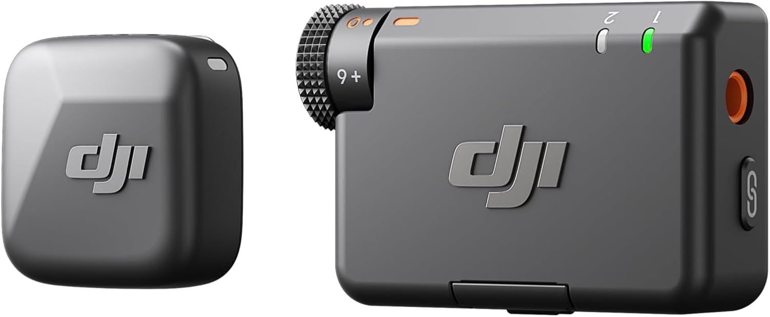 Detalle de DJI Mic Mini (1 TX + 1 RX): Ultralight, Detail-Rich Wireless Lavalier