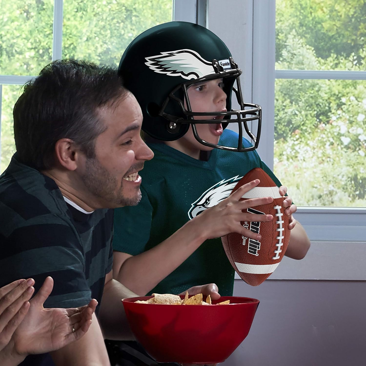 Thumbnail 6 de Franklin Sports Philadelphia Eagles Kids Helmet and Jersey Costume, Ages 5–9