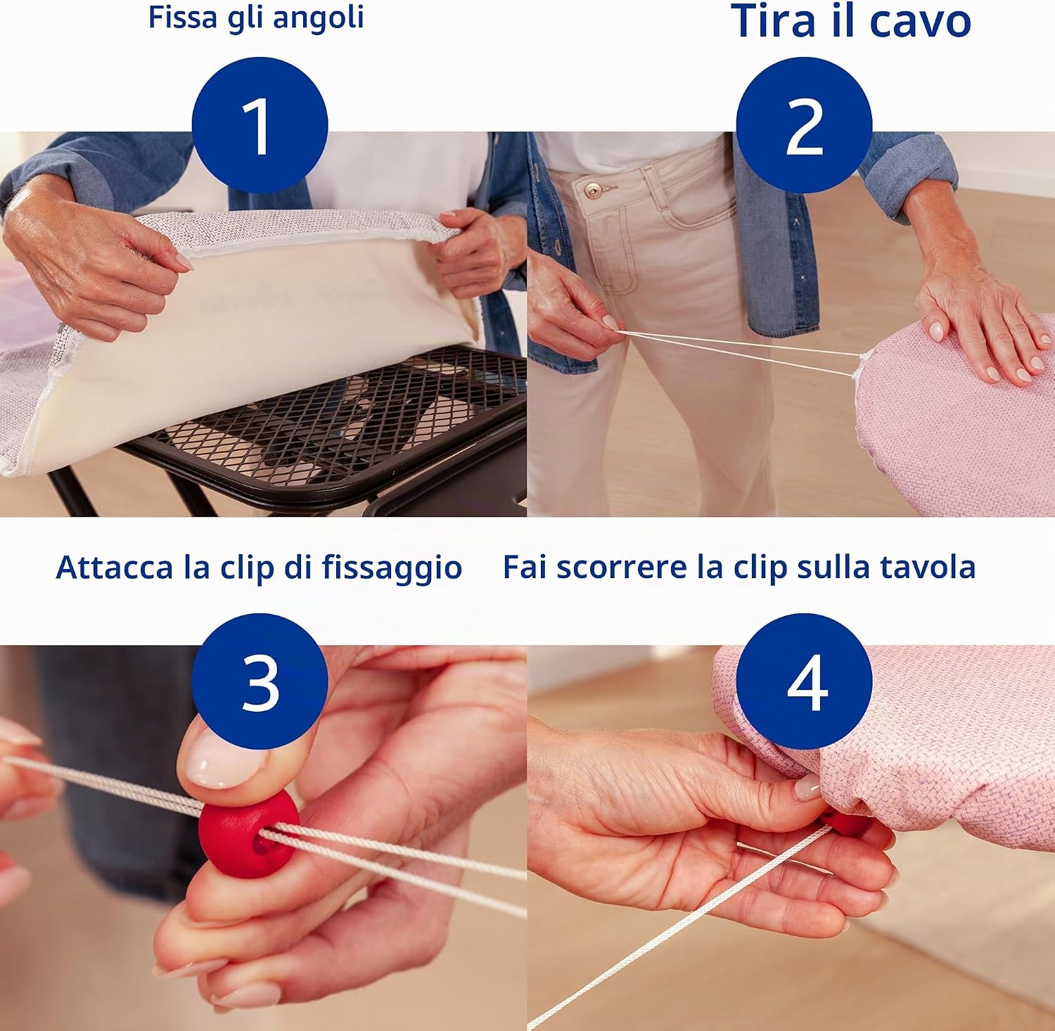 Detalle de Vileda Premium 2in1 Copriasse da stiro Universale – Triplo Strato e rivestimento termoriflettente