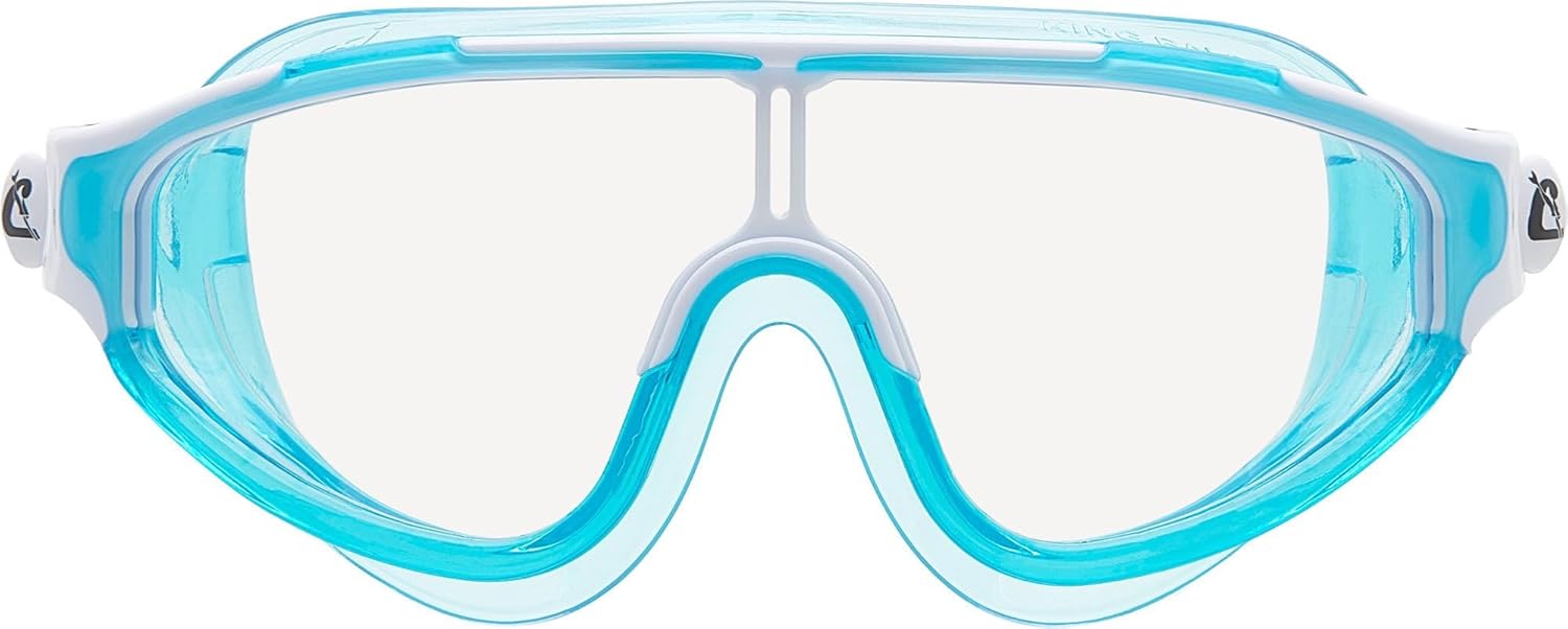 Detalle de Cressi Baloo King Goggles: Occhialini nuoto bambini con lente antiappannante e protezione UV, regolabili 7–15 anni