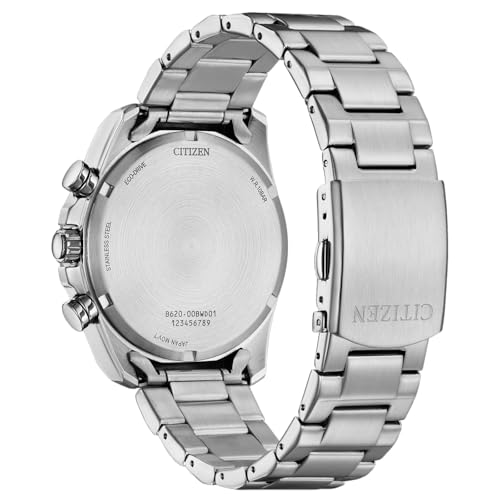 Detalle 2 de Citizen CA4640 Eco-Drive Solar Chrono: Reloj de hombre 41 mm, esfera verde y correa de acero