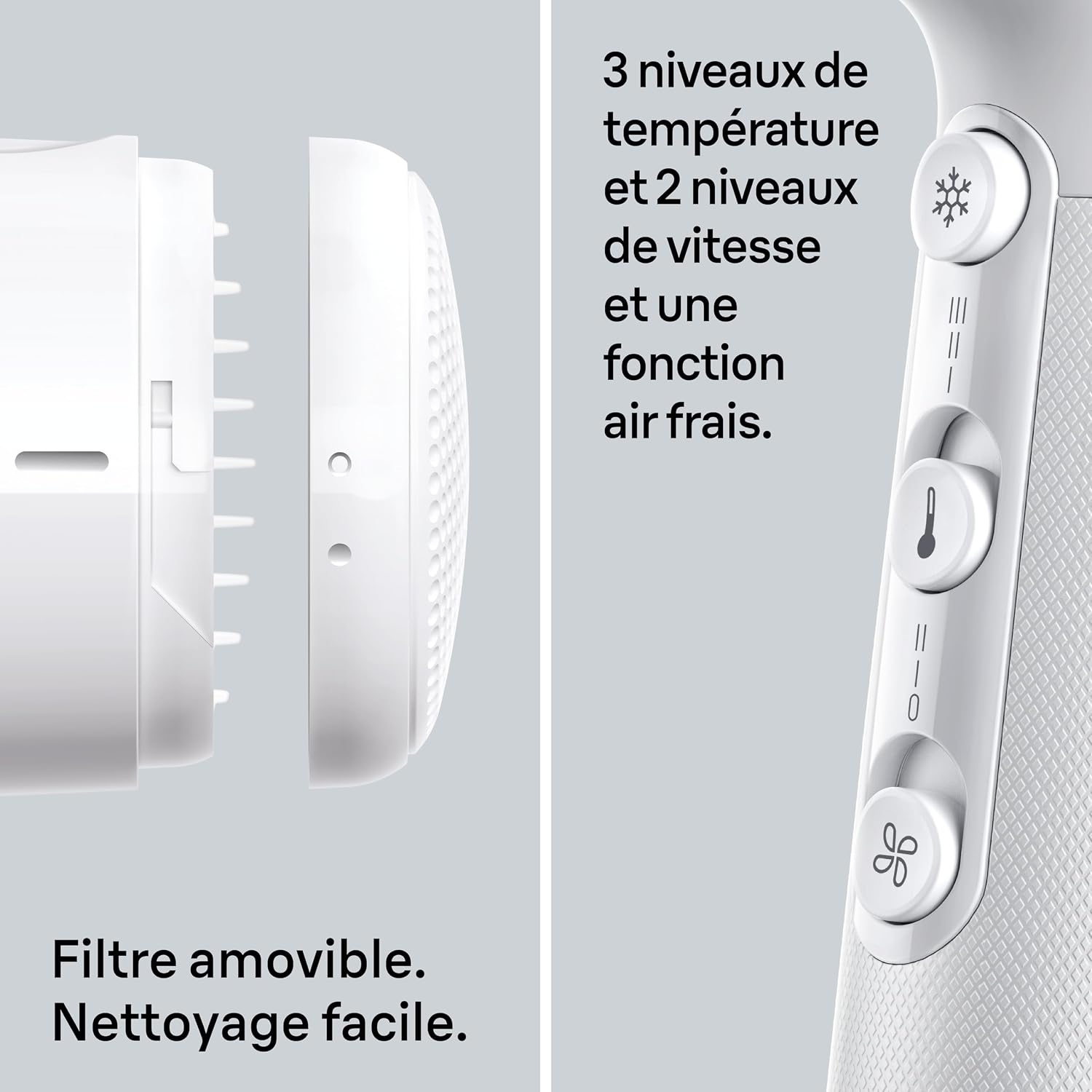 Detalle 2 de Sèche-Cheveux Braun HD2.21 BRHD226 : puissance et précision pour un coiffage durable