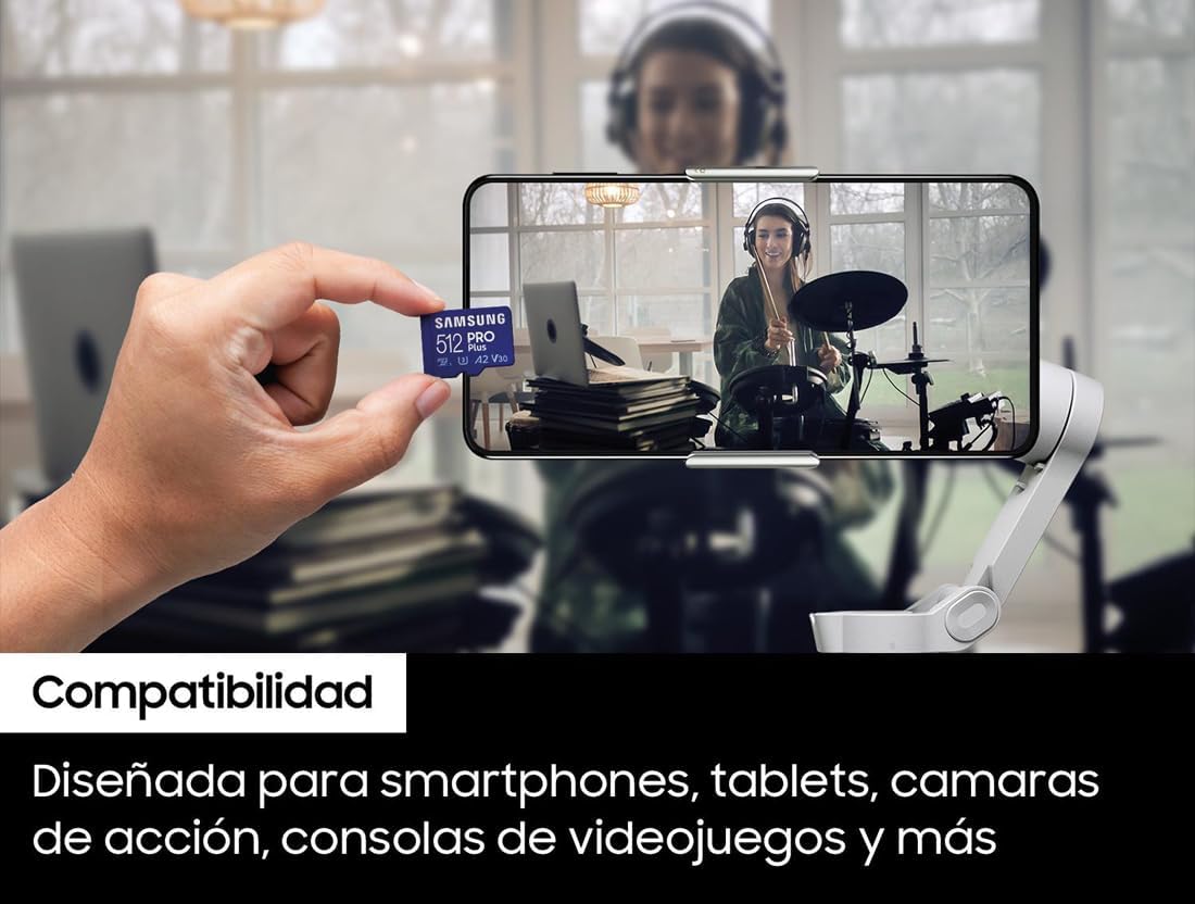 Thumbnail 1 de Samsung PRO Plus 256 GB MicroSD 180 MB/s