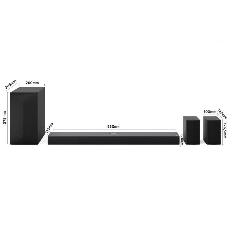 Thumbnail 3 de LG S70TR: Barra de sonido 5.1.1 con Dolby Atmos y subwoofer inalámbrico