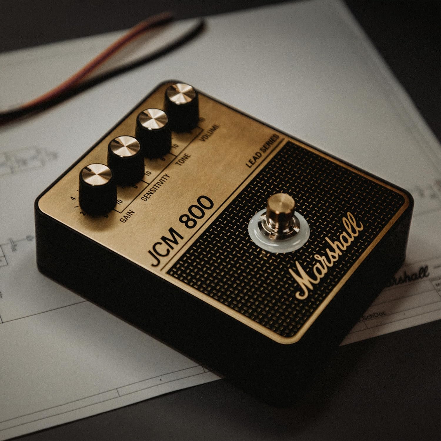 Thumbnail 6 de Marshall JCM800 1008155 Overdrive Distortion Pedal, Black and Gold