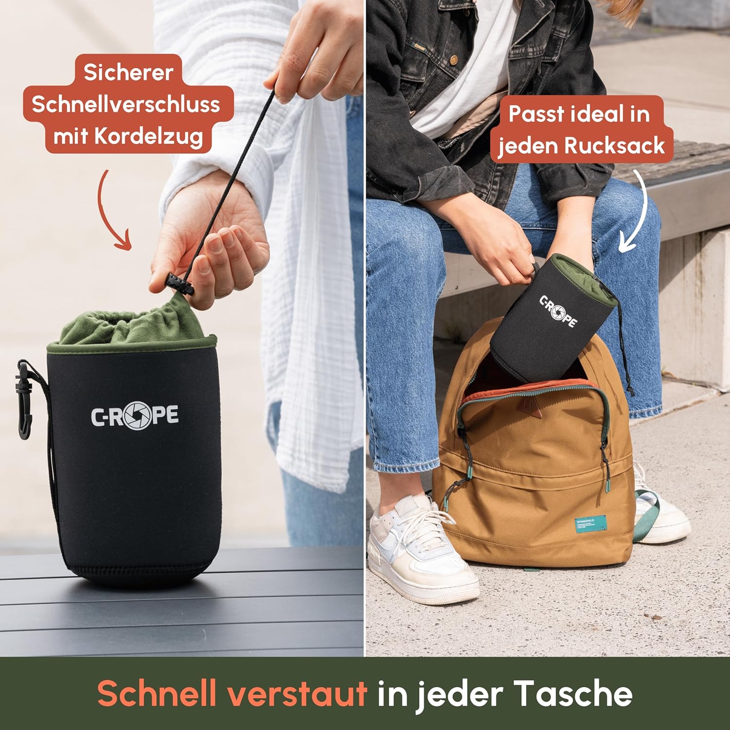 Detalle 1 de C-Rope Neopren Objektivbeutel XXXL