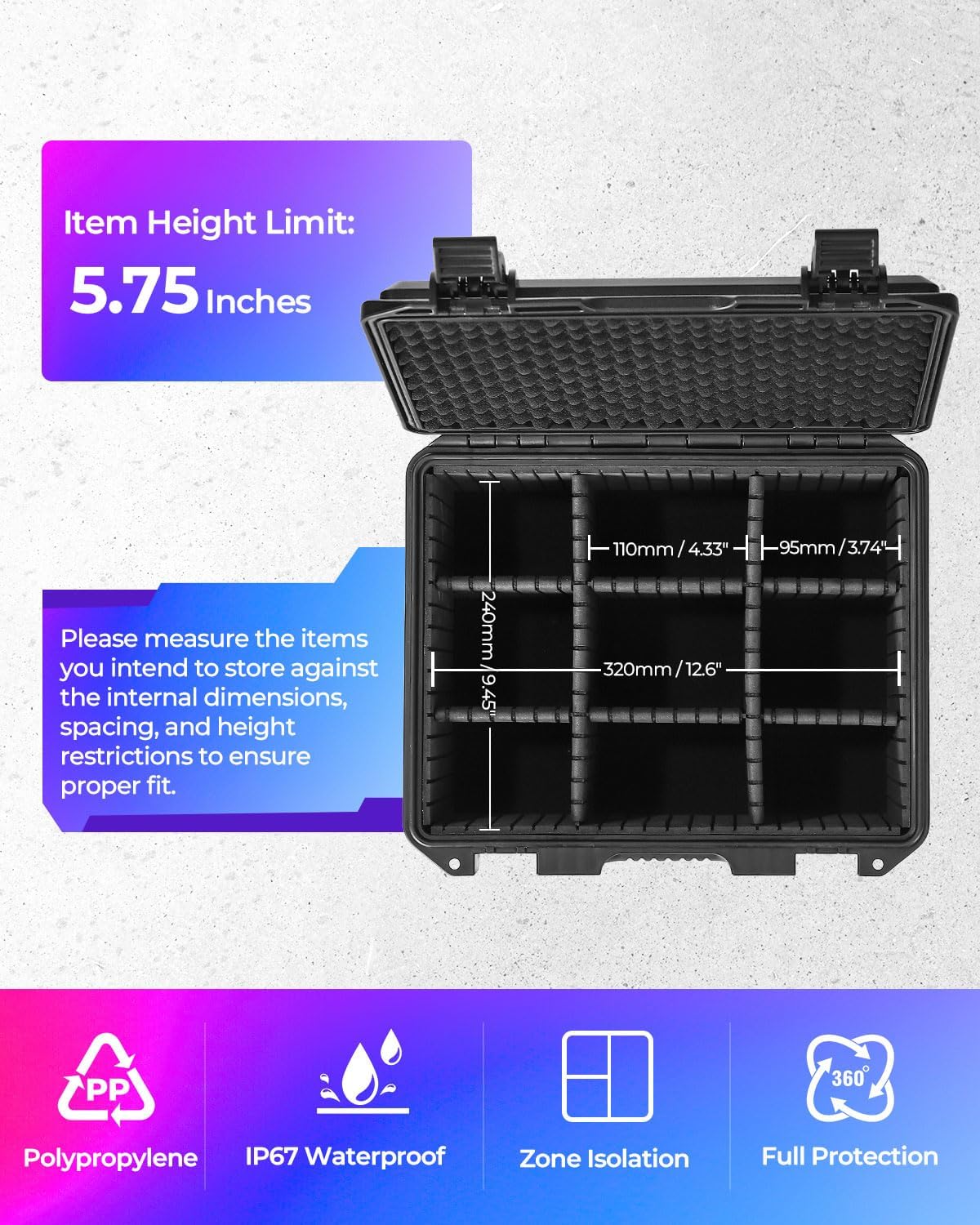 Thumbnail 2 de Trading Card Storage Box, IP67