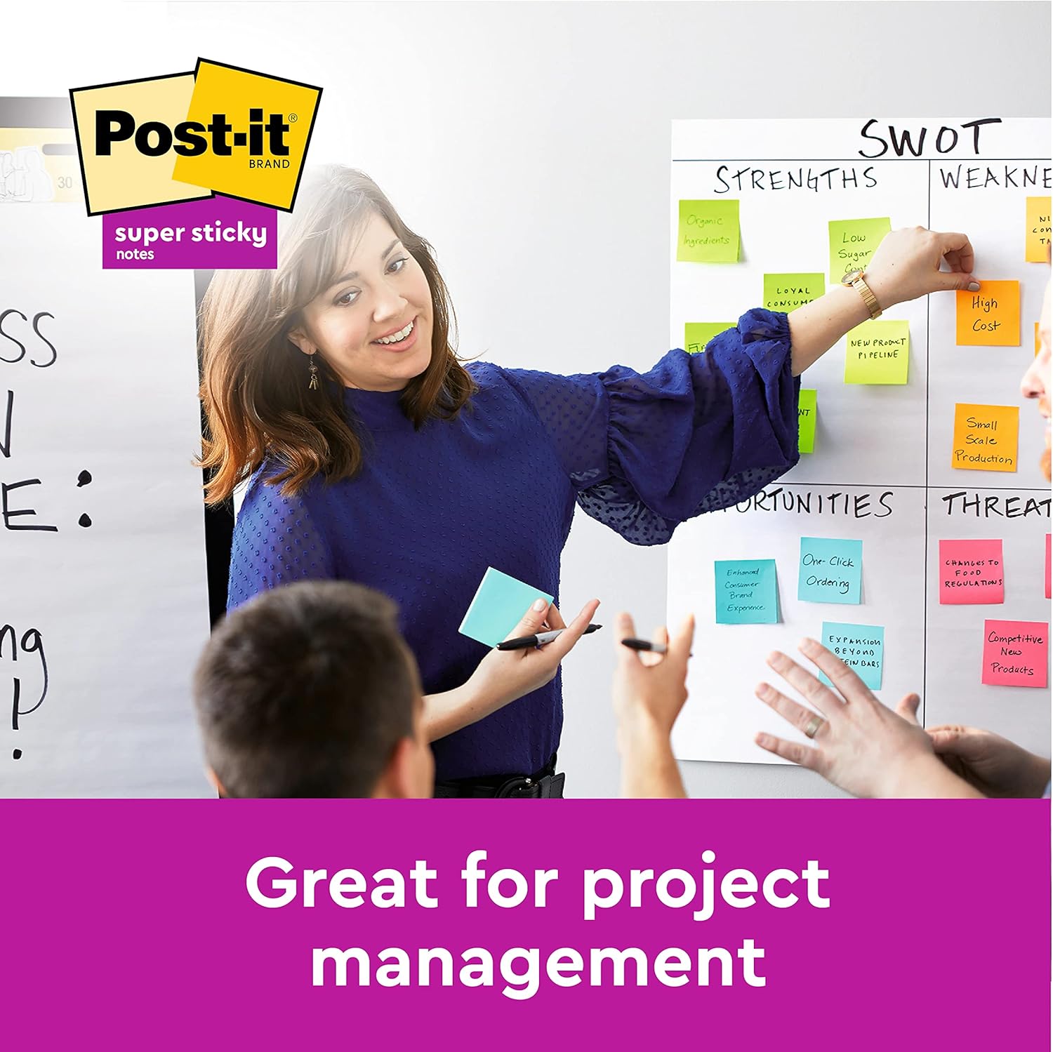 Thumbnail 6 de Post-it Super Sticky Notes Playful 12er Pack