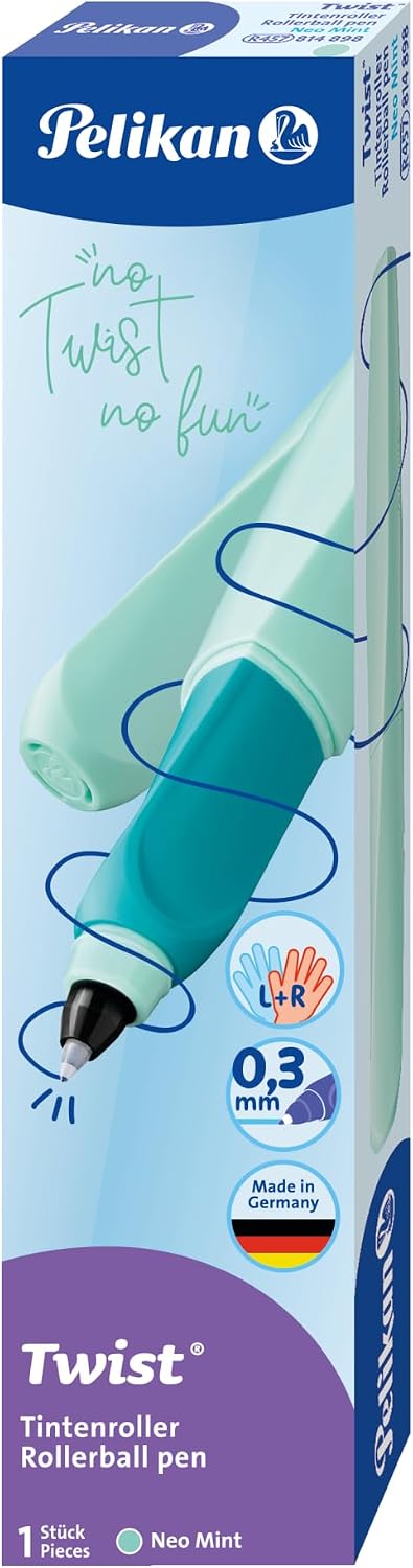 Thumbnail 6 de Pelikan Twist Tintenroller Neo Mint – universell für Rechts- und Linkshänder, ergonomisch & stilvoll
