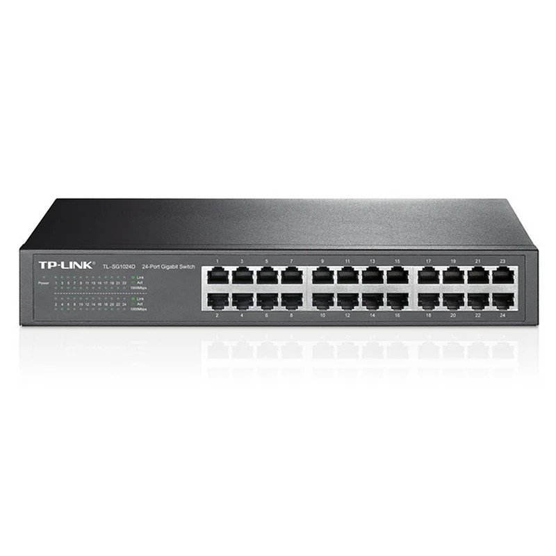 Detalle de TP-Link 24-Port Gigabit Switch No administrado 📡