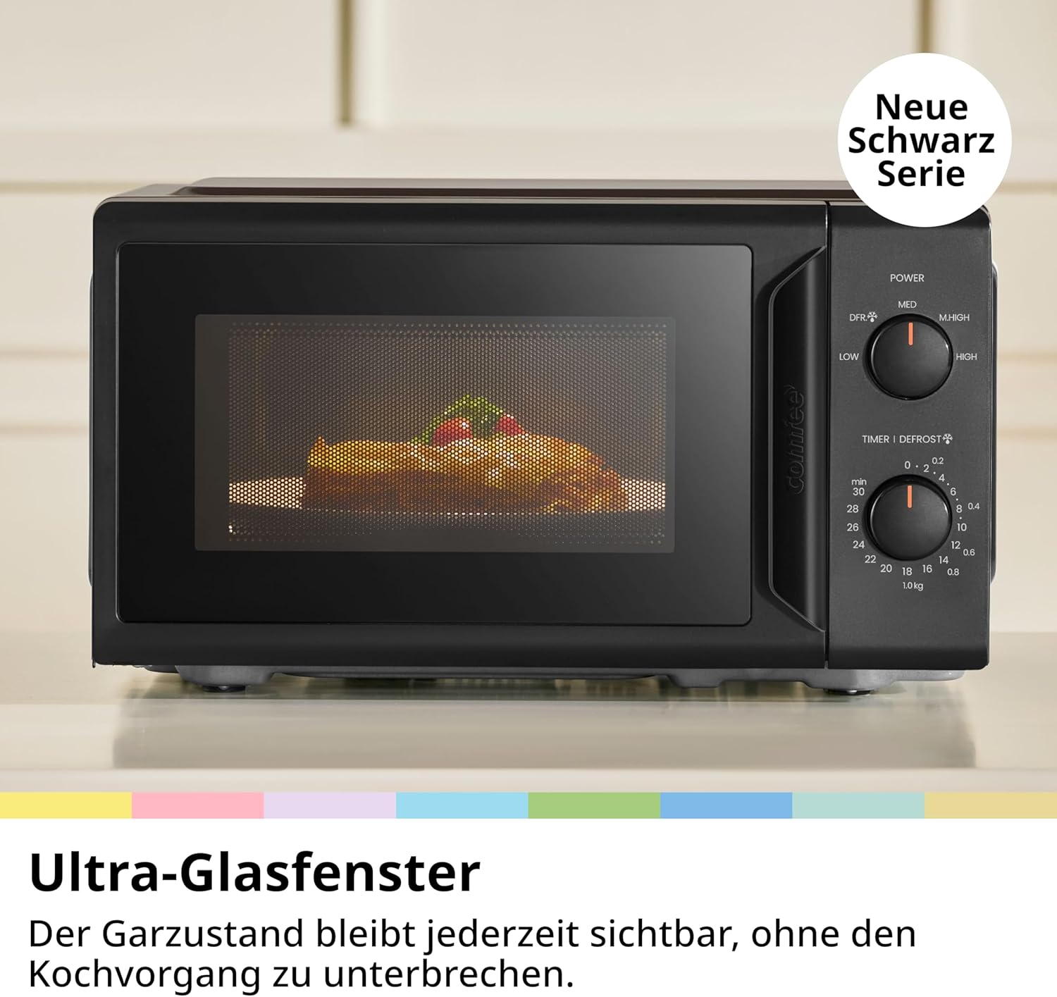 Thumbnail 1 de Comfee CMO-MP012ND(BK) Mikrowelle 20L 🍲