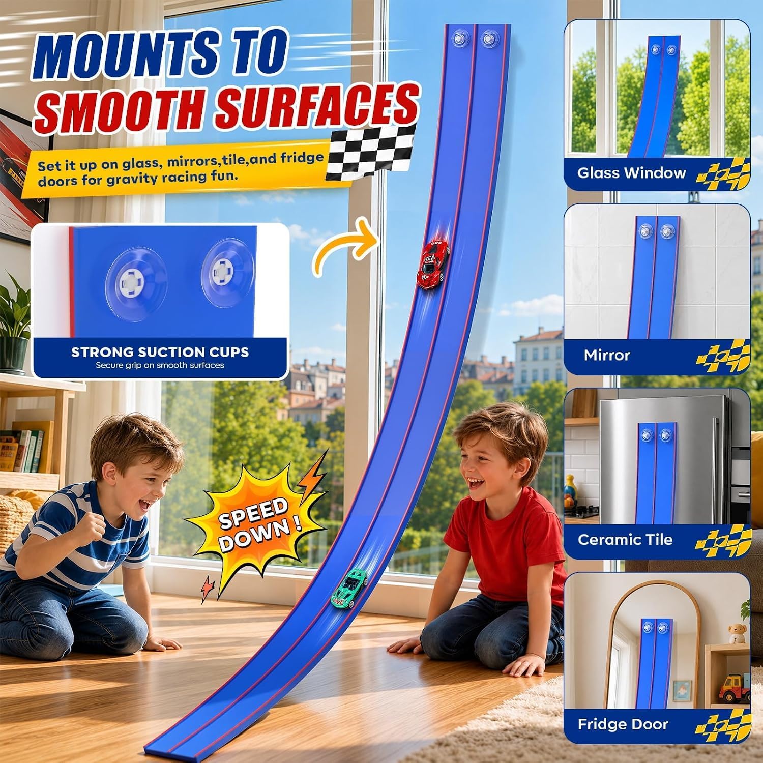 Detalle de TAEMVV Flexible Car Track, 15 ft