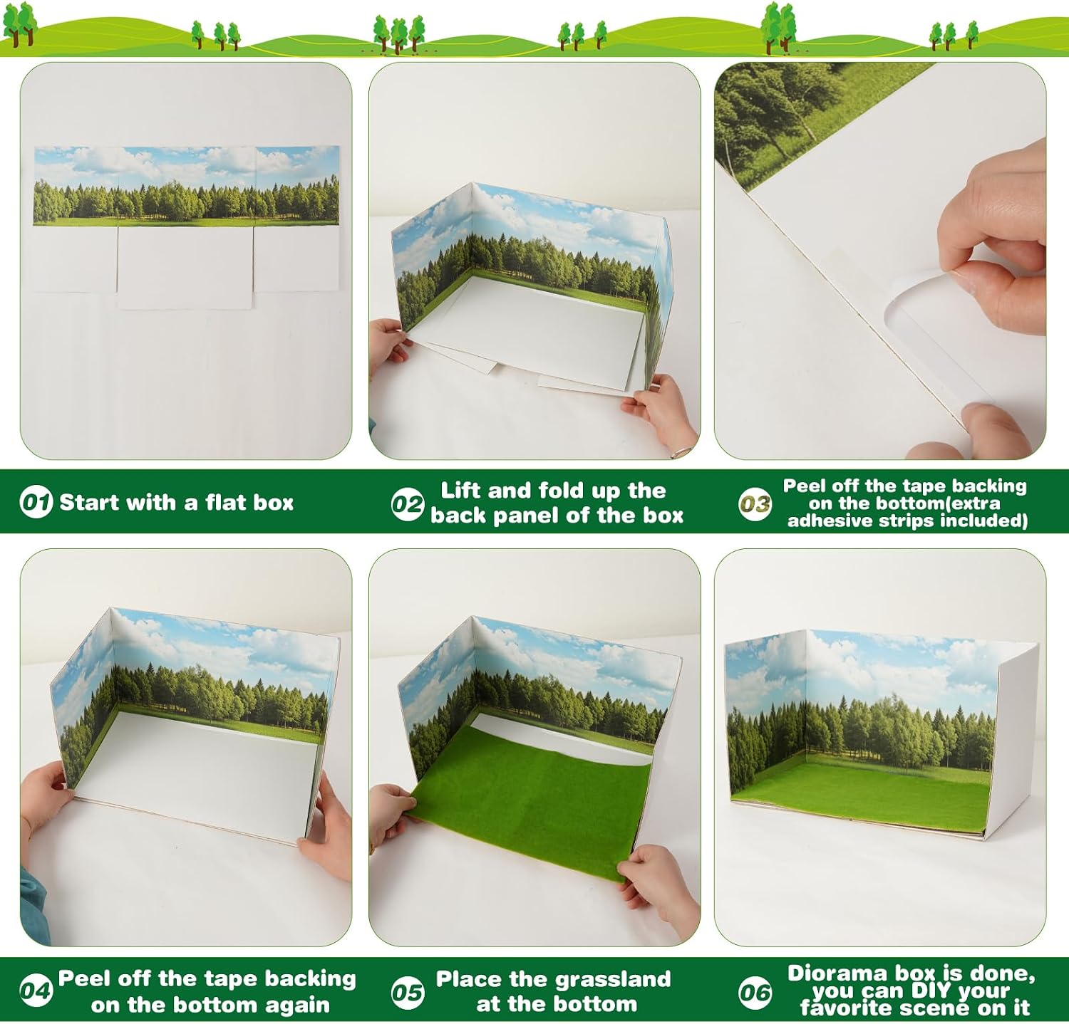 Thumbnail 6 de Ecmln Jungle Diorama Kit with Cardboard Box