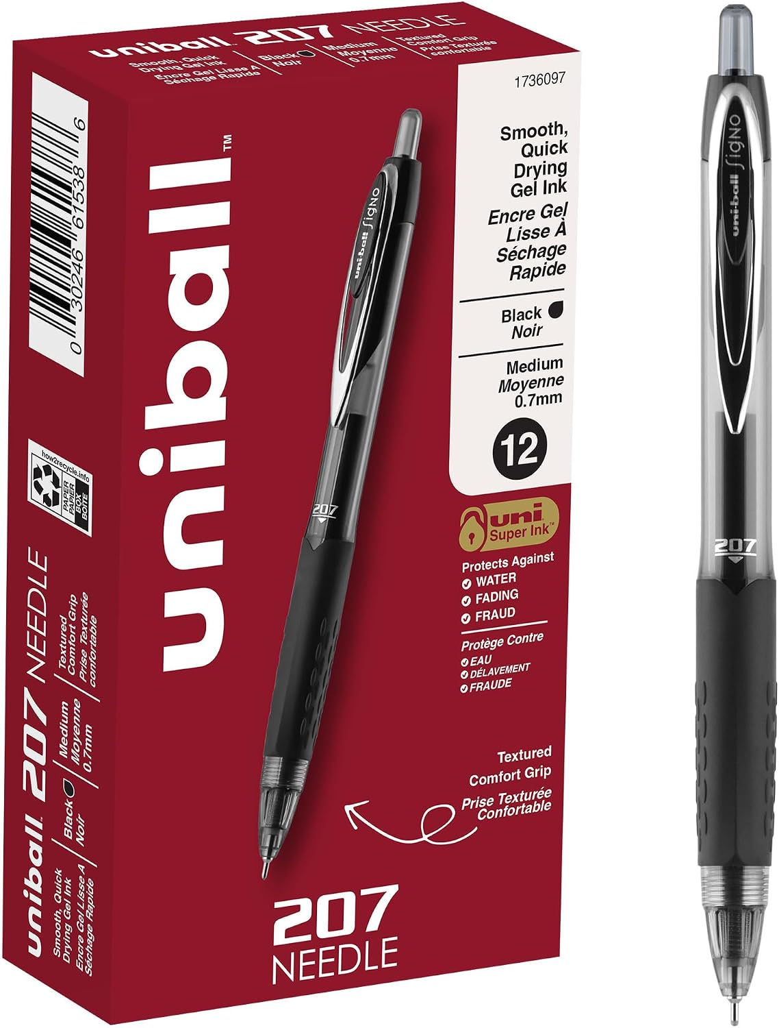 Detalle de uniball Needle Gel Pens, 0.7 mm