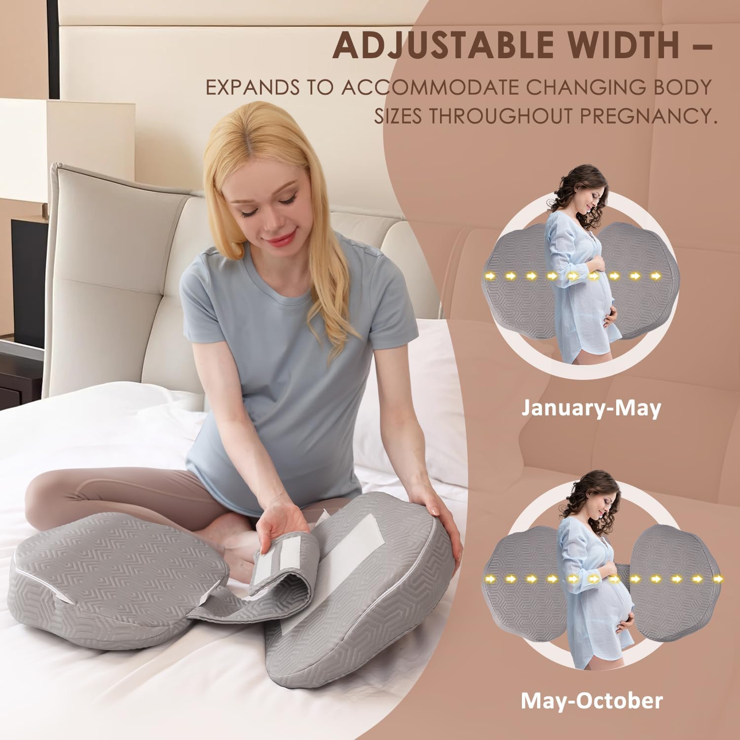 Thumbnail 3 de Chilling Home maternity pillow 10 cm wedge
