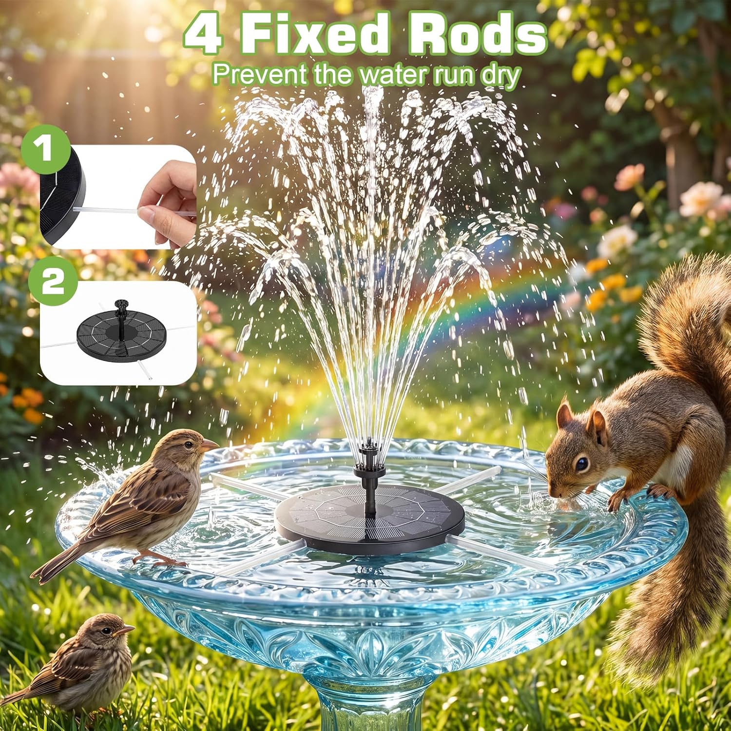 Thumbnail 3 de AISITIN 3.5W Solar Fountain Pump