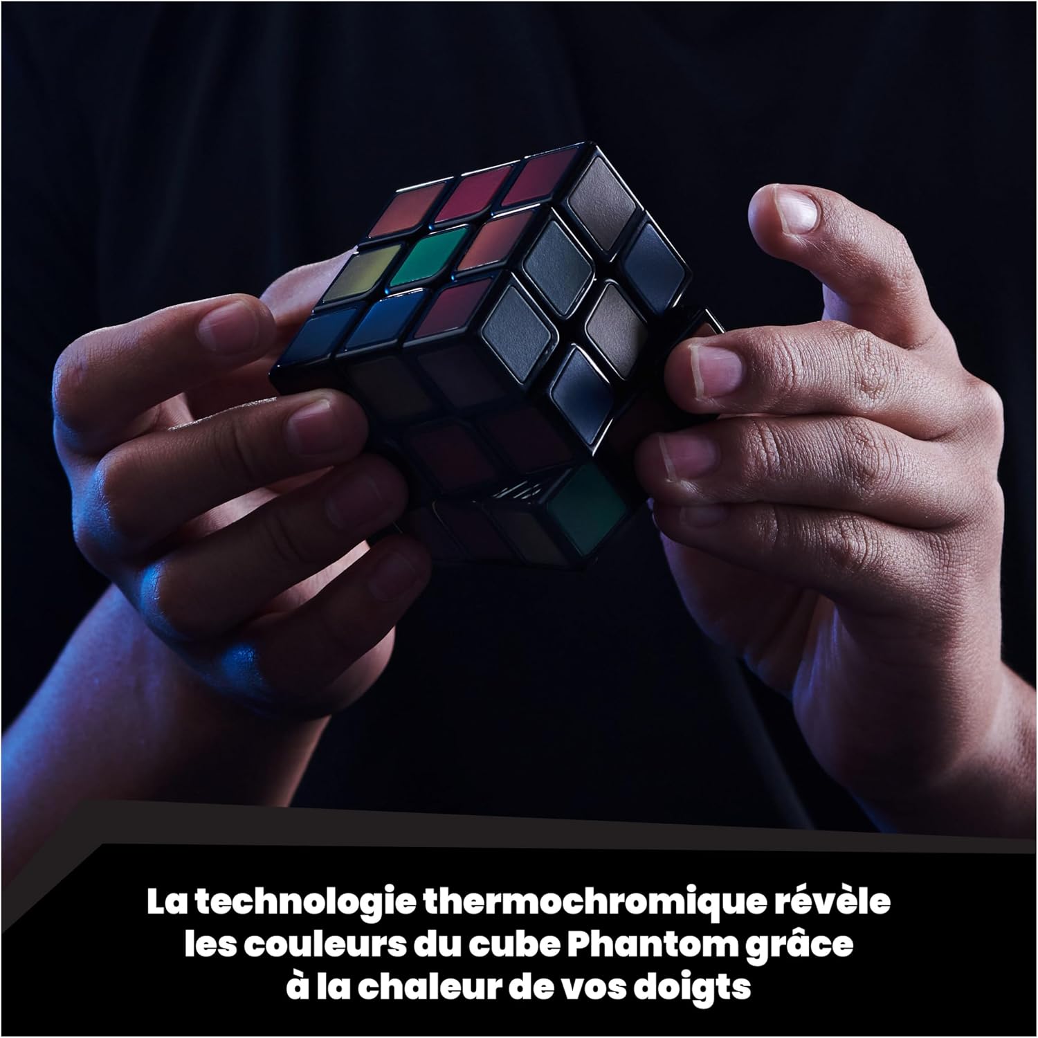 Detalle 2 de Rubik's PHANTOM cube 3x3 đź§©