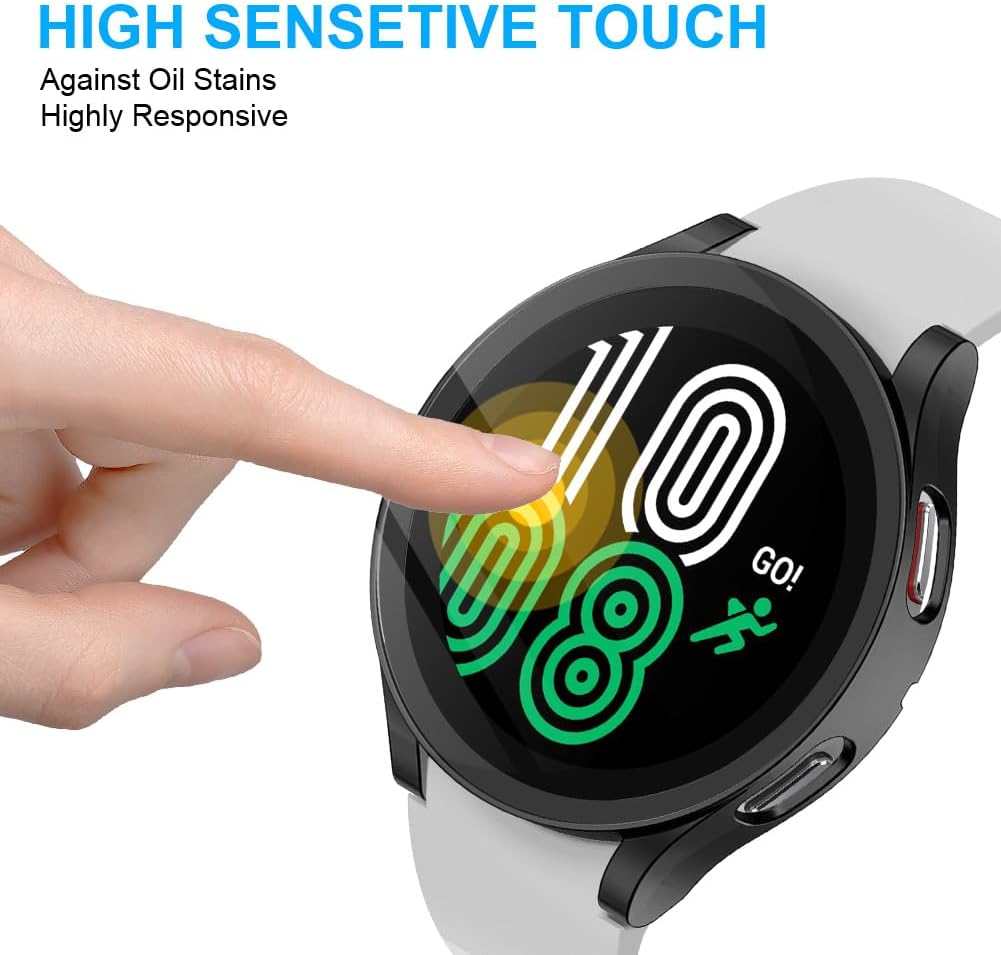 Thumbnail 6 de OFFCUP 40mm Screen Protector Case for Samsung Galaxy Watch 4 (2-Pack) – Black