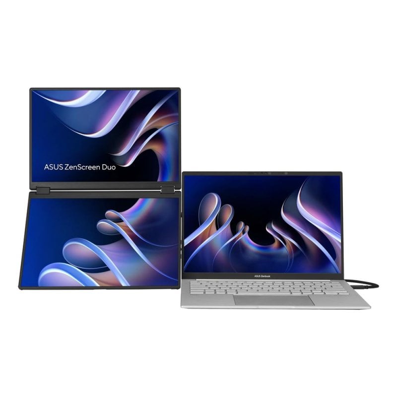 Detalle 2 de ASUS ZenScreen Duo MB14FCD, monitor portátil de doble pantalla WUXGA y HDR10