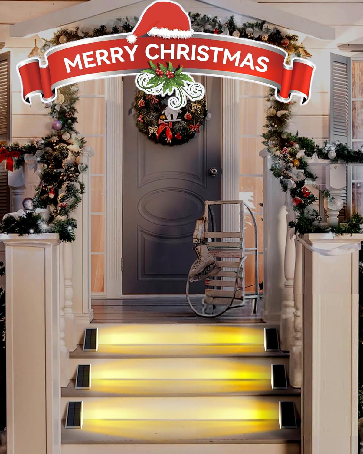 Thumbnail 4 de Asteria Solar Stair Light 6 Pack (IP67) — Warm White outdoor step lights with 13 LED beads