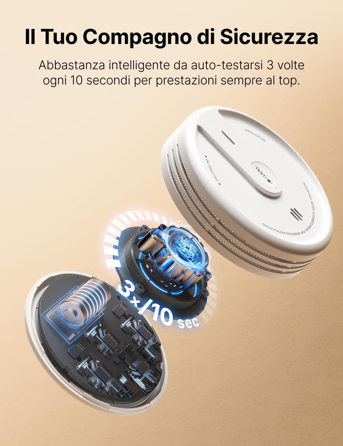 Thumbnail 6 de X-Sense XS0E-SN – Rilevatori di fumo autonomi con batteria 10 anni, sirena 85 dB (confezione da 5)