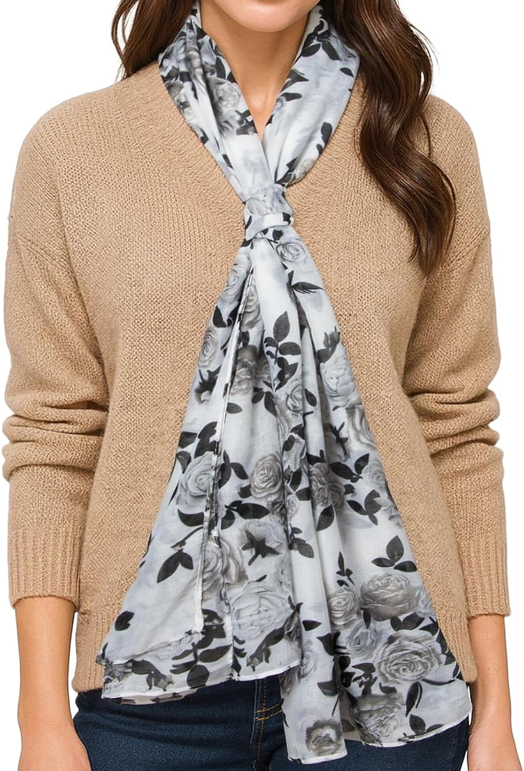 Thumbnail 3 de RIIQIICHY Foulard Donna: Sciarpa Grande 180x90 cm in poliestere, leggera ed elegante
