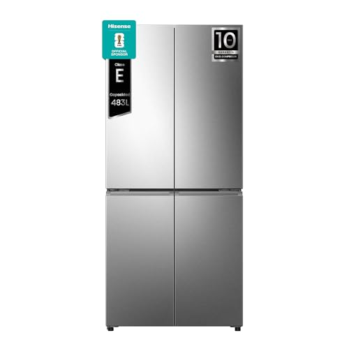 Detalle de Hisense RQ5P470SEIE: Frigorífico Americano Cuatro Puertas con Conectividad WiFi y 483 L