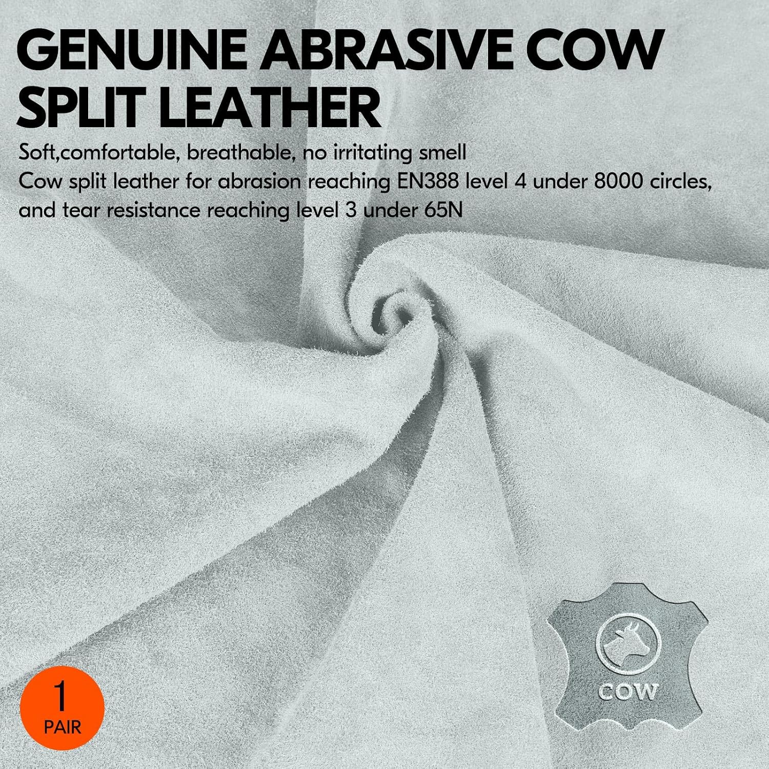 Thumbnail 1 de Vgo Gardening Gloves Cowhide: Thornproof Utility Work Gloves with Strong Grip