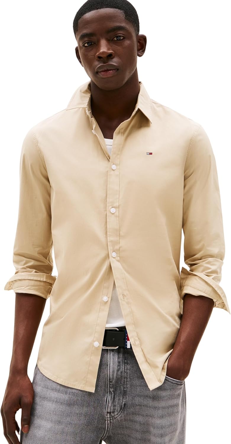 Thumbnail 6 de Tommy Jeans Herren Hemd TJM Original Stretch Shirt Langarm – Slim Fit