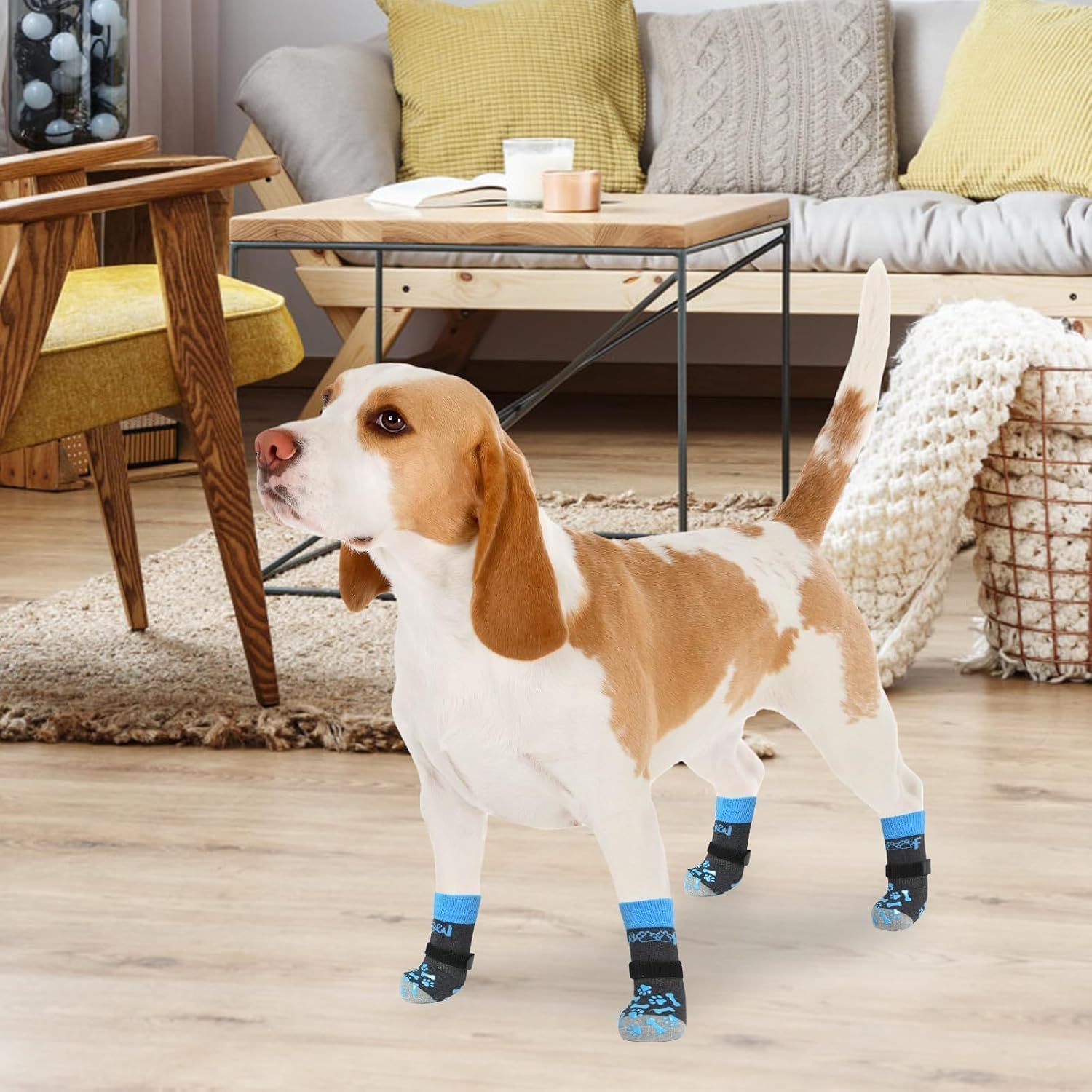 Thumbnail 6 de KOOLTAIL rutschfeste Hundesocken – doppelseitige Griffe, Leck-/Pfotenschutz, für alle Größen