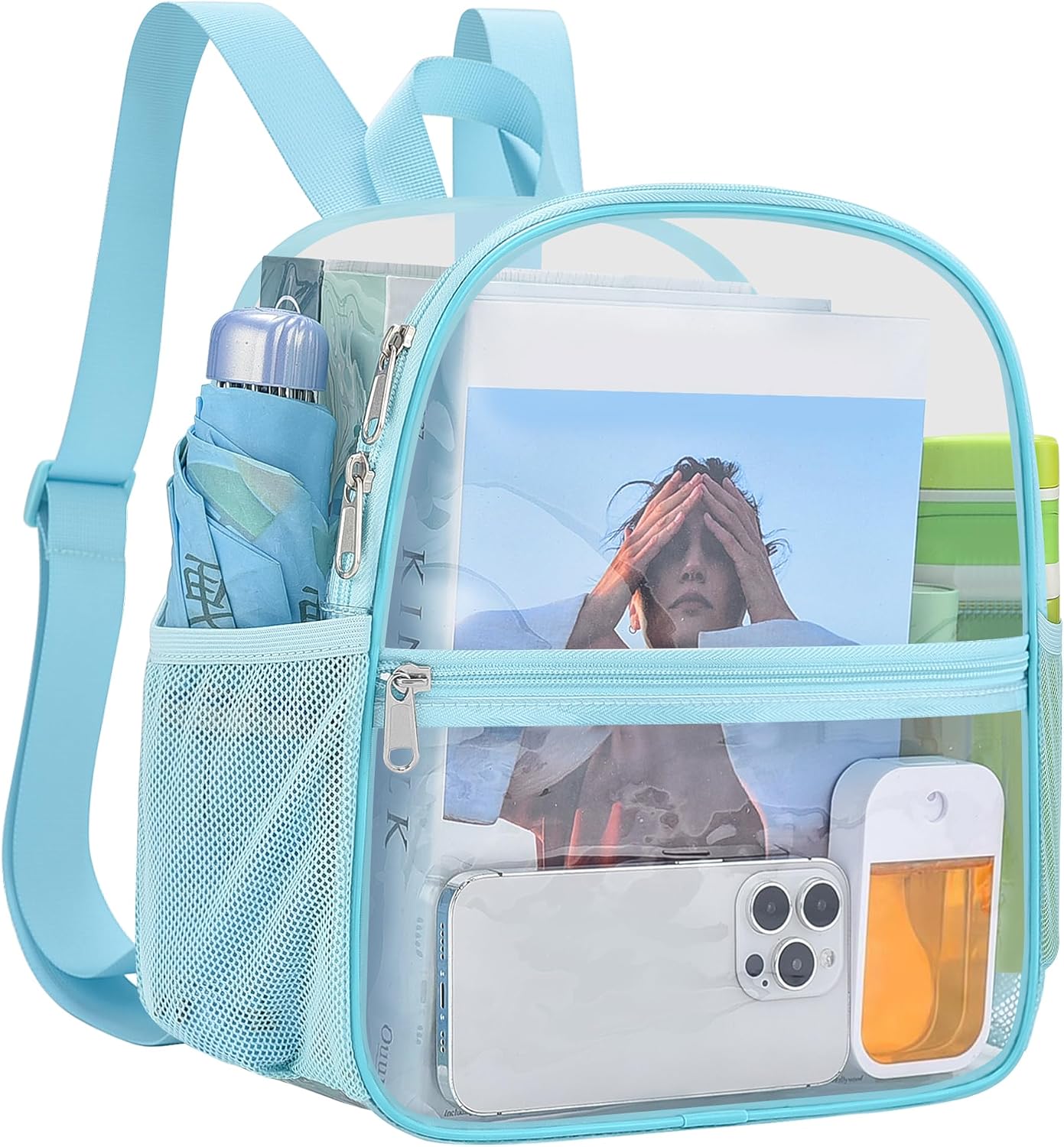 Thumbnail 6 de USPECLARE Clear Backpack Stadium Approved (12" x 11" x 6")