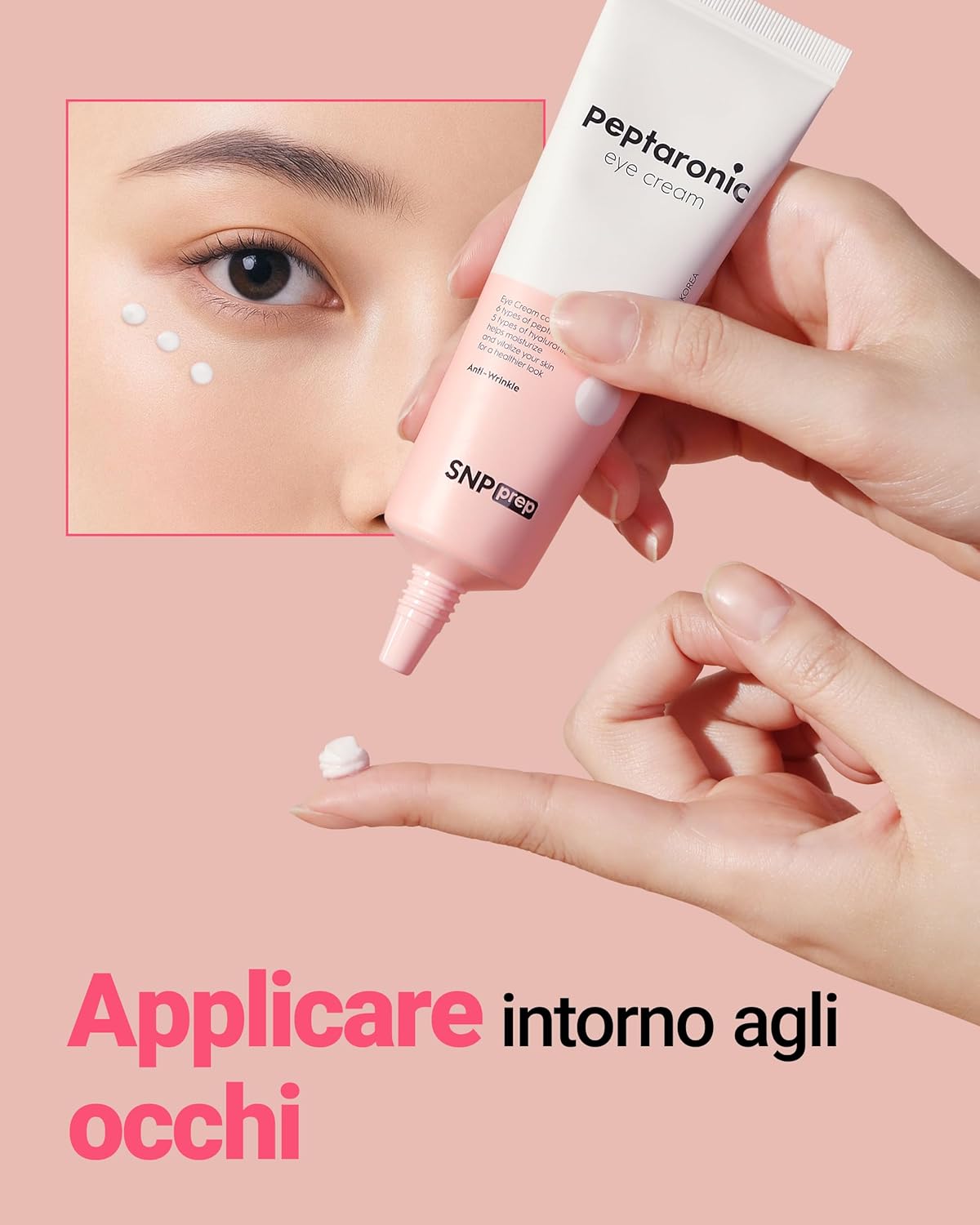 Thumbnail 5 de Crema occhi SNP Prep Peptaronic – Idratante anti-età con 6 peptidi e 5 acidi ialuronici (25 ml)