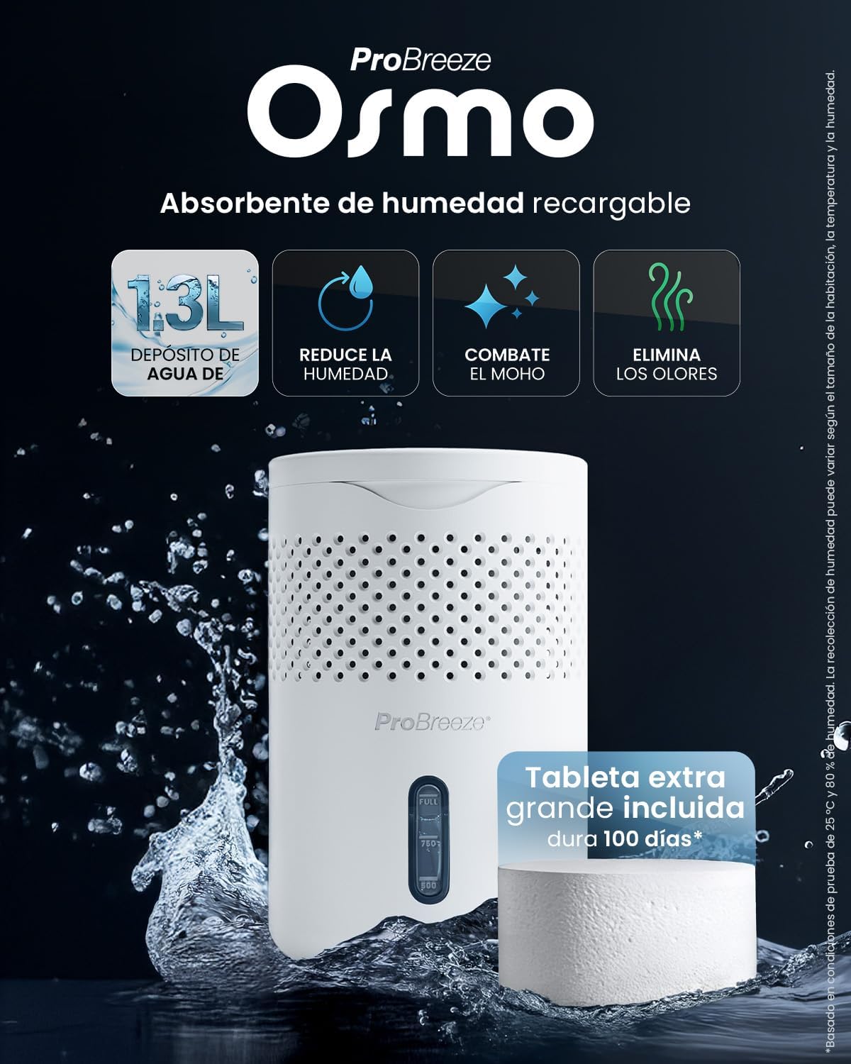 Detalle 2 de Pro Breeze Osmo deshumidificador 700 g