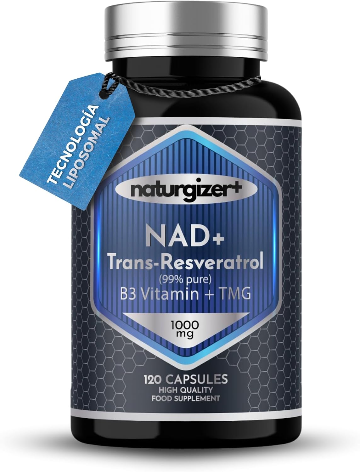 Thumbnail 1 de Naturgizer+ Advanced Complex 4+1 con NAD+ y trans-resveratrol (120 cápsulas) en tecnología liposomal