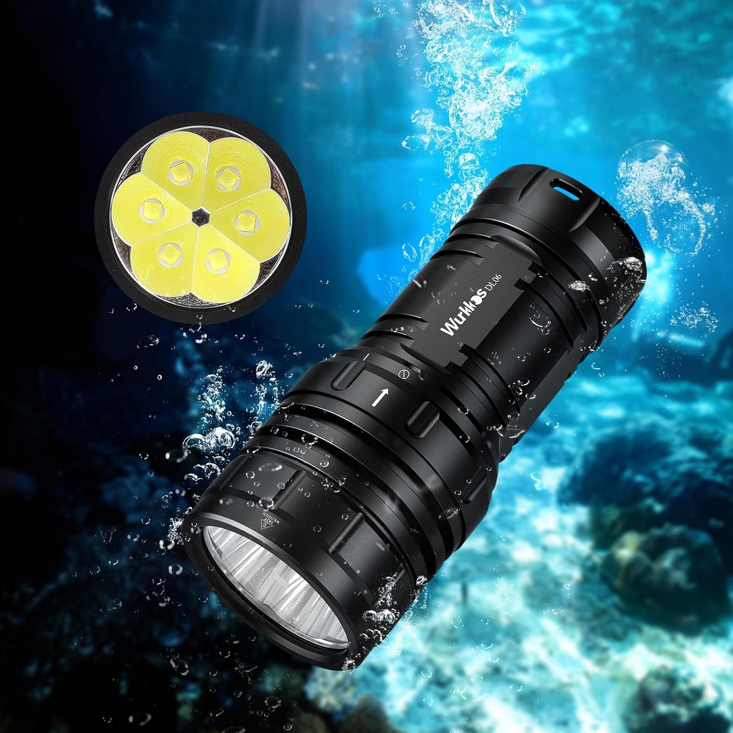 Detalle 2 de Wurkkos Dive Light 6061 Aluminium
