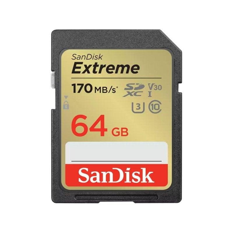 Thumbnail 3 de SanDisk Extreme SDXC 64 GB V30 Clase 10