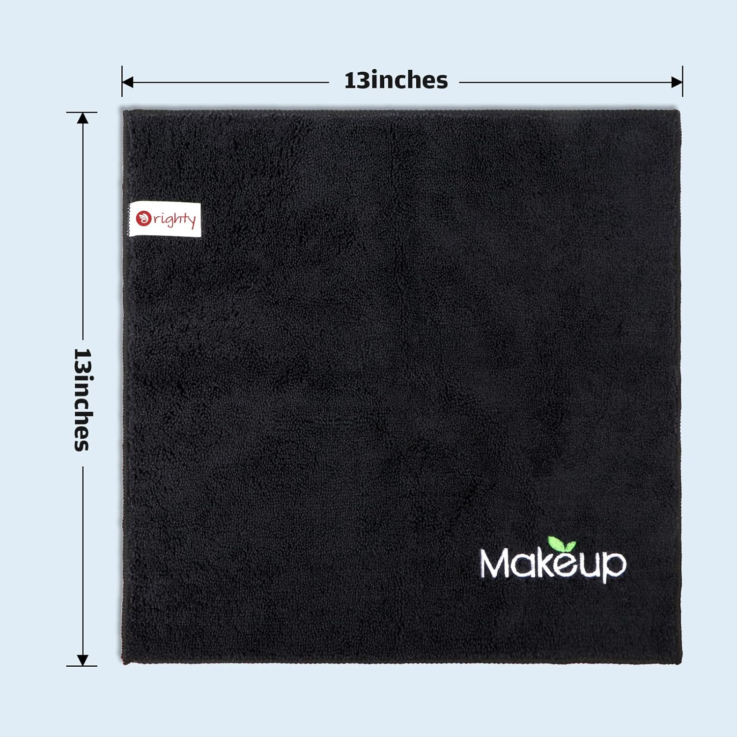 Thumbnail 4 de Orighty Microfiber Makeup Remover Cloths, 13 x 13-Inch, 6-Pack, Black